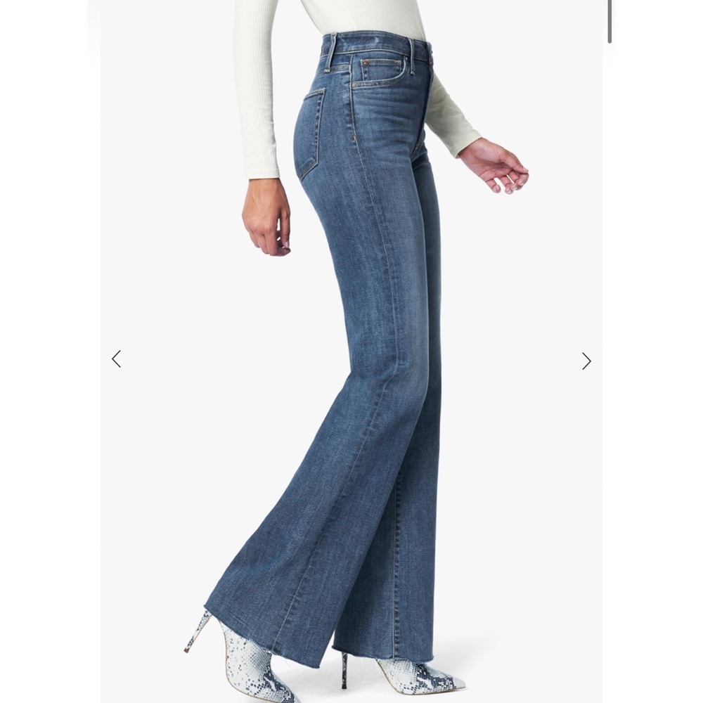 High waisted flair jean